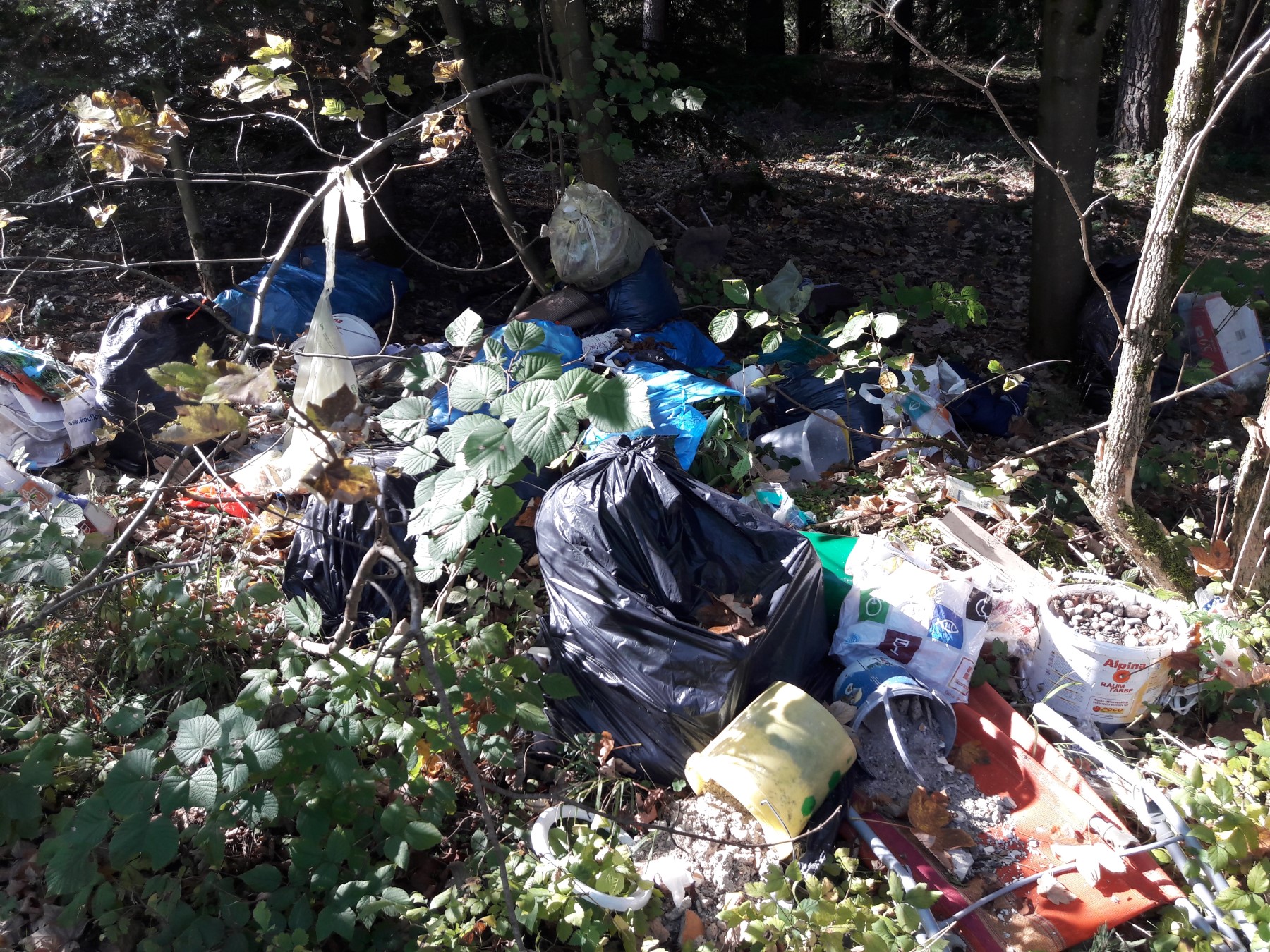 Müll gehört nicht in die freie Natur
