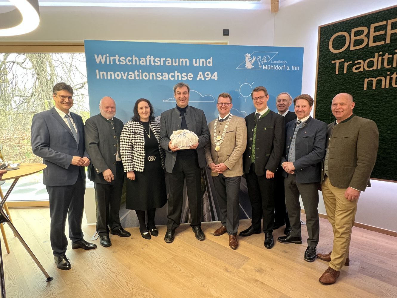 Wirtschaftsraum und Innovationsachse A94: Ministerpräsident Söder sagt Unterstützung für Pilotprojekt im Landkreis Mühldorf am Inn zu