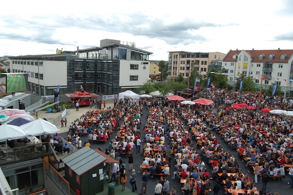 Public Viewing Burghausen Fußball-EM