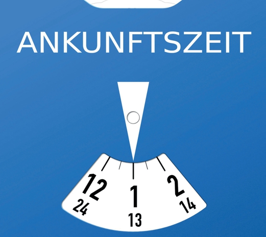 Parkscheibe richtig einstellen