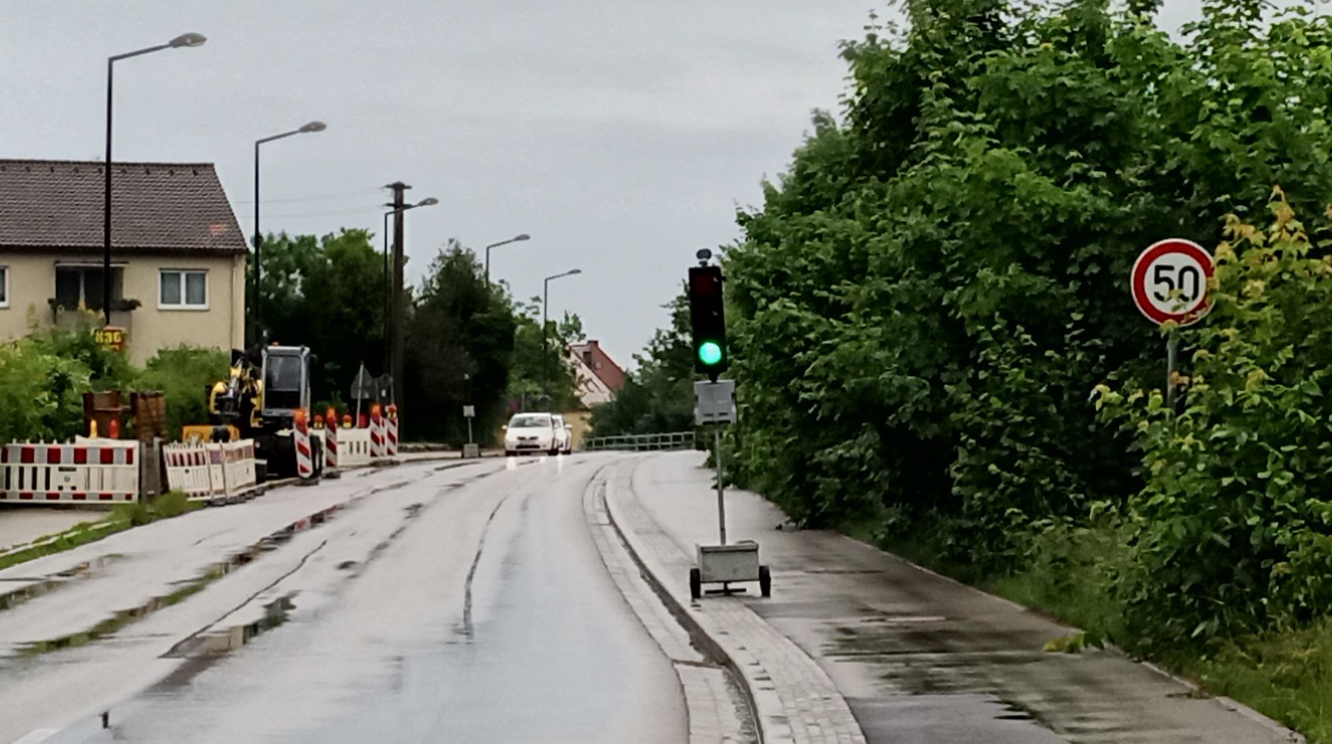 Ampelstreich in Mühldorf