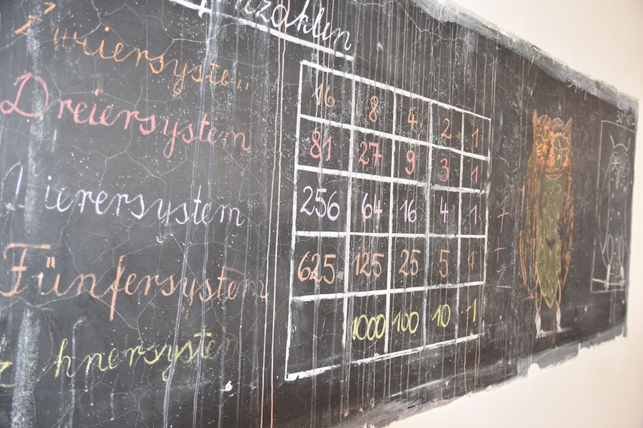Schultafel Stethaimer Schule Tafel