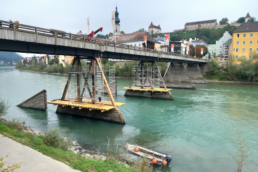 Burghausen: Sanierung der Alten Grenzbrücke abgeschlossen