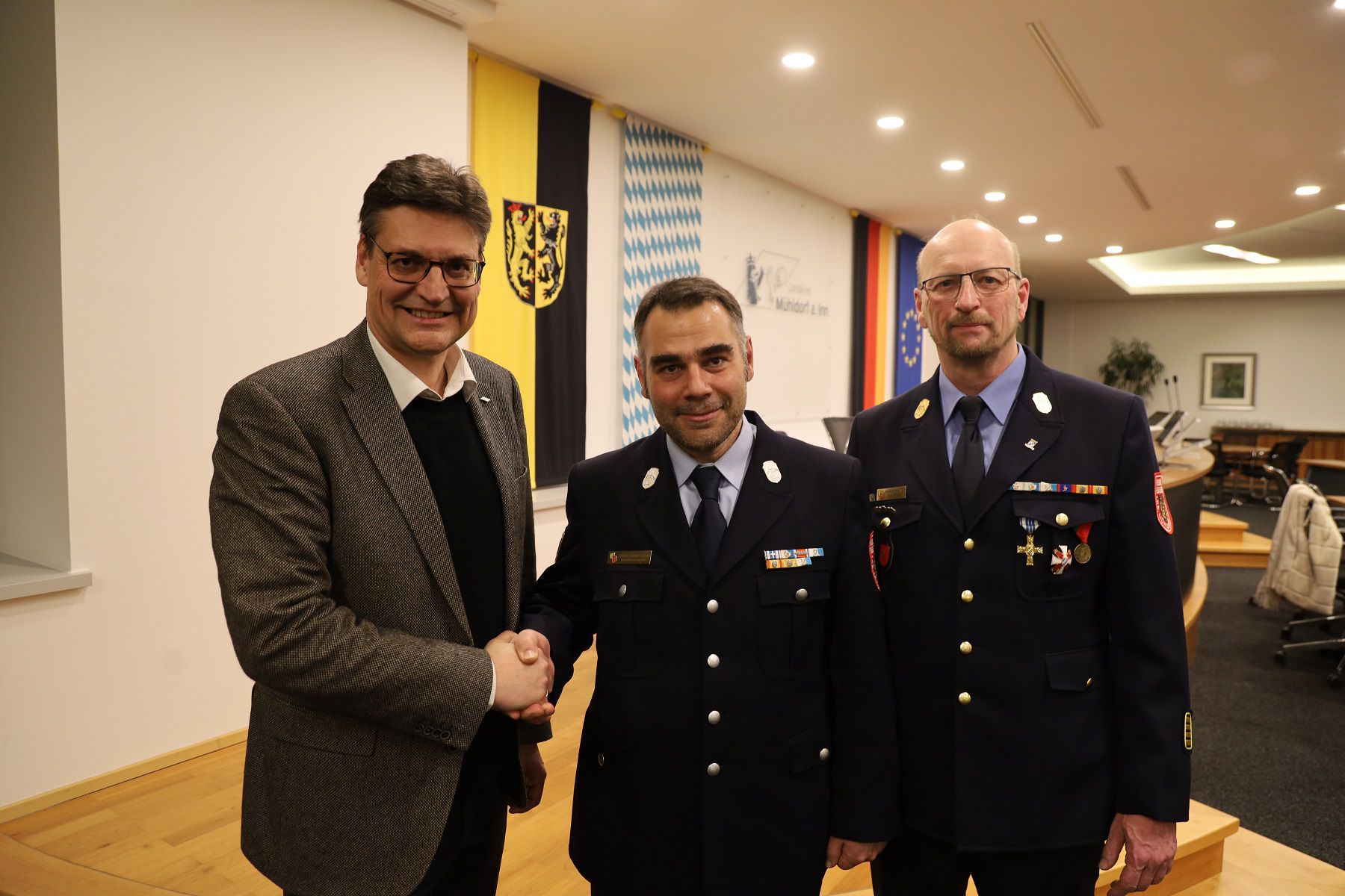 Julian Liebermann wird neuer Kreisbrandrat im Landkreis Mühldorf